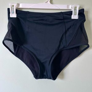 LA Hearts Bikini Bottoms - High Waist Mesh Sides